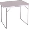 MESA DE CAMPING PLEGABLE CON ASA 80X60X63CM