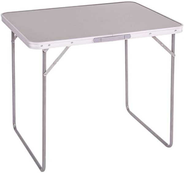 MESA DE CAMPING PLEGABLE CON ASA 80X60X63CM