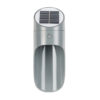 APLIQUE LED SOLAR PARED TUBULAR GRIS 90Lm 5000K