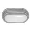 APLIQUE OVAL GRIS 15W 2 AROS INTERCAMBIABLES